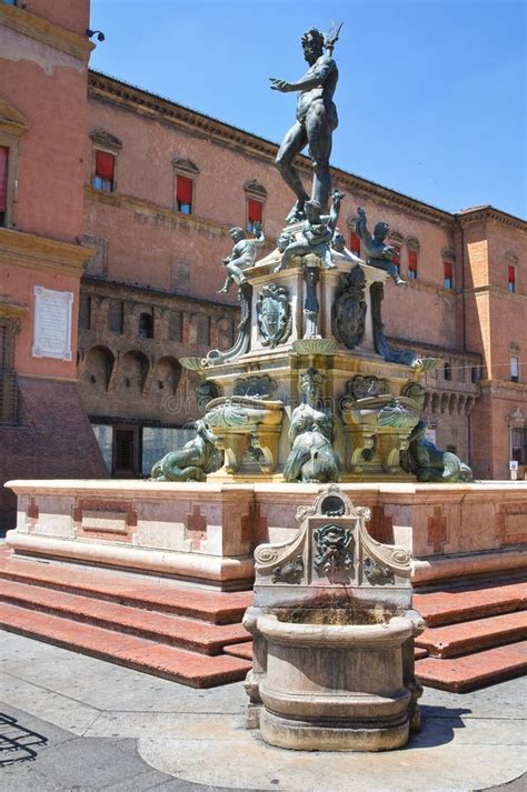 Fountain Of Neptune Bologna Emilia Romagna Stock Image Image Of