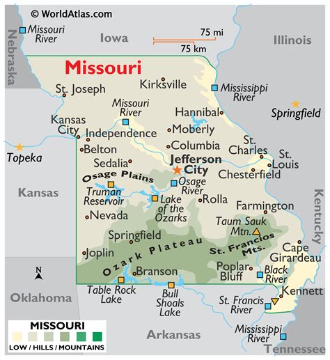 Missouri Time Line Chronological Timetable of Events - Worldatlas.com