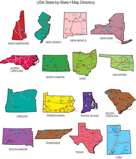 Printable Individual State Maps Ruby Printable Map