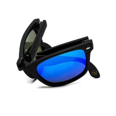 wearme pro wearme pro polarized modern black square foldable sunglasses with case walmart