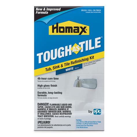 Homax 26 Oz White Tough As Tile Brush On Tub Sink And Tile