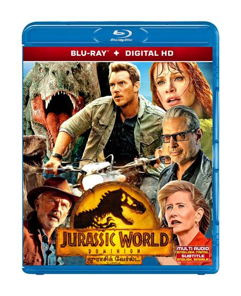 Jurassic World Dominion Blu Ray 2022 Region Free Blu Ray Movies