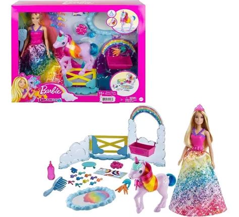 Boneca Barbie Dreamtopia Unicórnio Arco Iris Mattel