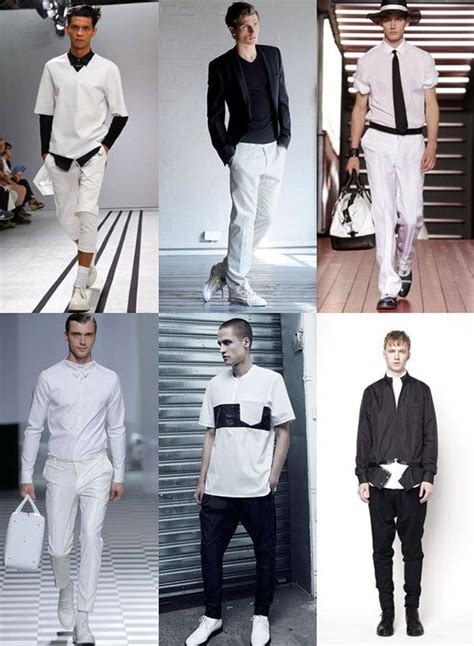 Black And White Clothes For Men