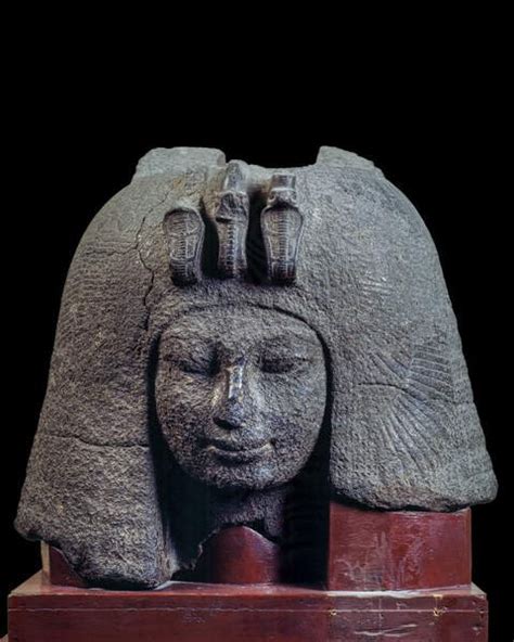 Granite Head Of Queen Tiye Granite Egypt Museum