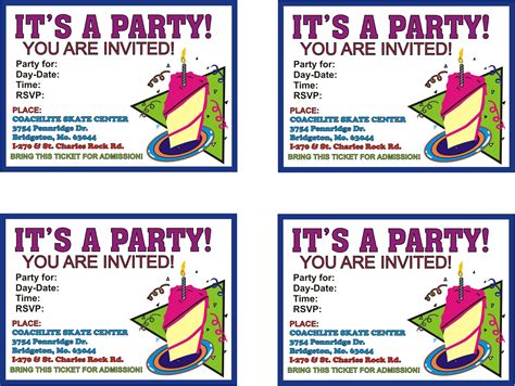 Make Printable Party Invitations Online Free Free Printable