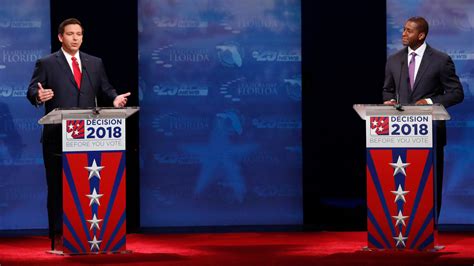 Andrew Gillum And Ron Desantis Trade Attacks Over Corruption And Racism In Florida Debate The