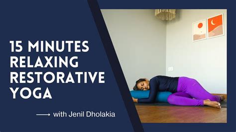 Mins Restorative Yoga Relaxing Stress Releasing Yoga Restorative