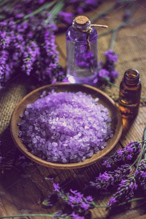 Spa Massage Setting Lavender Aesthetic Purple Aesthetic Lavender