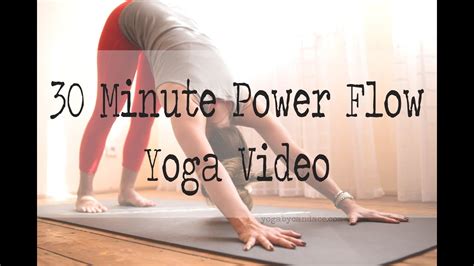 30 Minute Power Yoga Flow Youtube