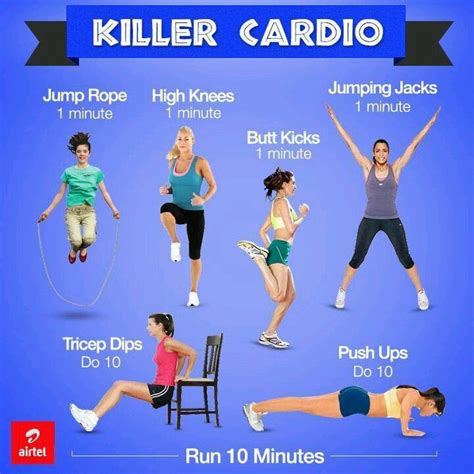 Cardiorespiratory Endurance Exercises At Home A Complete Guide Cardio Workout Routine