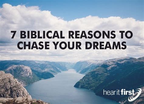 7 Biblical Reasons To Chase Your Dreams