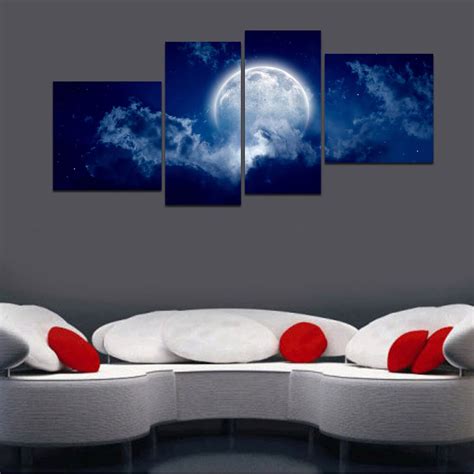 Time to refresh your space for spring and summer! HD Canvas Print Home Decor Wall Art Painting Picture-Night ...