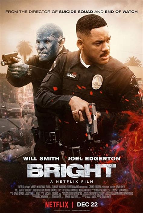 Bright movie, trailer, release date, poster