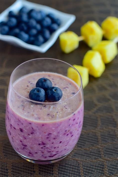 I never really got into the smoothie bowl craze. Blueberry Pineapple Galaxy Smoothie in 2020 | Blueberry ...