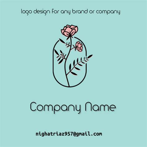 Flower Shop Logo Company Logo Brand Template Postermywall