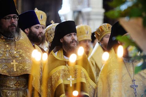 Primate Of The Russian Orthodox Church Celebrates At The Cathedral Of