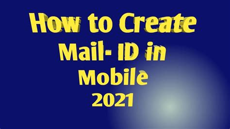 How To Open Gmail Account E Mail Account Kese Banaye G Mail Account