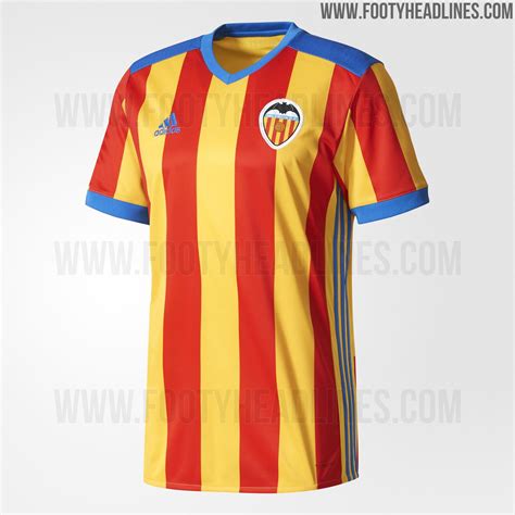Valencia 17 18 Away Kit Released Footy Headlines