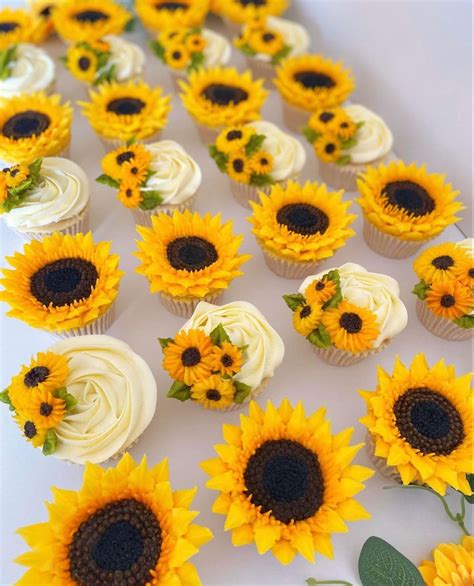 Sunflower Wedding Cupcakes Sunflower Birthday Parties Sunflower