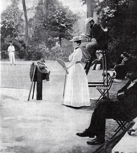 1900 Womens Tennis Being Played At The Summer Olympic Games In Paris