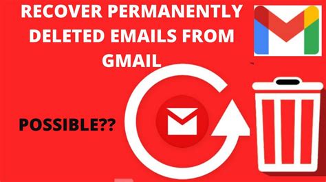 Recover Permanently Deleted Emails From Gmail Can I Recover Deleted Emailsfree And Easy Youtube