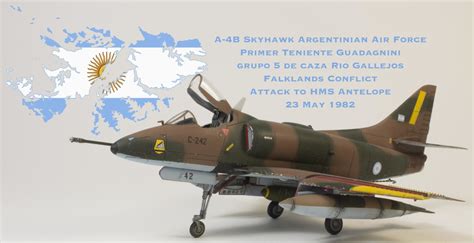 Douglas A 4b Skyhawk Argentine Air Force Airfix 172 A03029 Imodeler