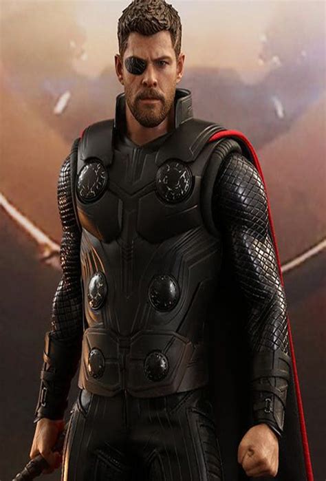 The incredible hammer was forged by odin from the. Chris Hemsworth Avengers Infinity War Thor Leather Vest