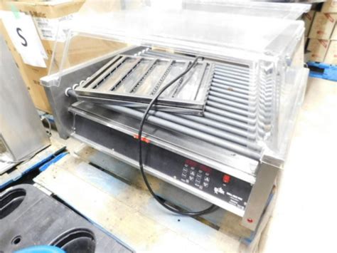 Commercial Star Grill Max Pro Hot Dog Roller With Bun Warmer Box