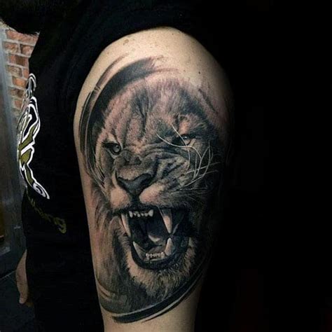 50 Realistic Lion Tattoo Designs For Men Felidae Ink Ideas