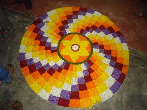 To celebrtae onam with pookalam designs that take your breat away, check out these. KOLLAD "The land of small things": Manorama-Vival ITC-onam ...