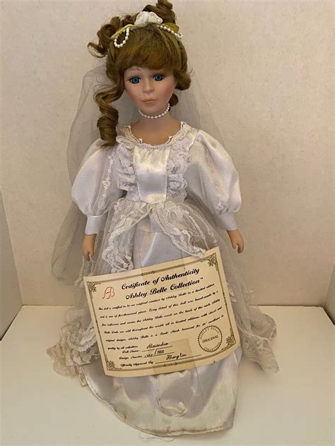 Vintage Ashley Belle Porcelain Bride Doll Etsy