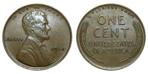 1915 Lincoln Wheat Cent Bronze Composite Penny Value And Prices