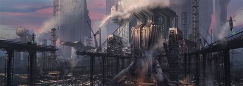Industrial City By Gunsbins On Deviantart