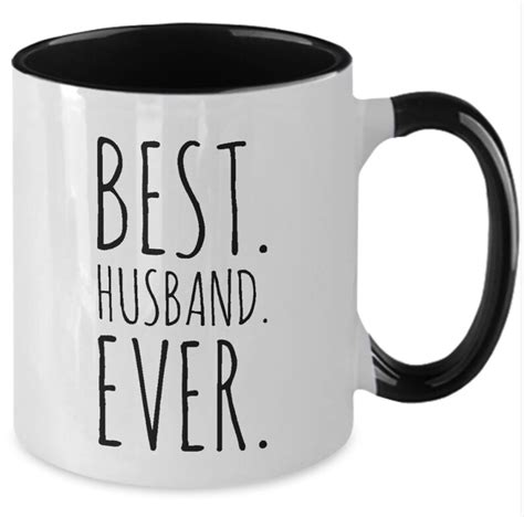 T For Husband Coffee Mug Best Husband Ever Husband Etsy