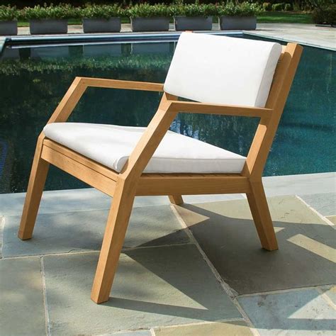 Teak Outdoor Chairs Hudson Lounge Chair Country Casual Мебель