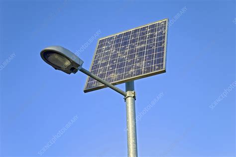 Solar Powered Streetlight Stock Image T1550124 Science Photo Library