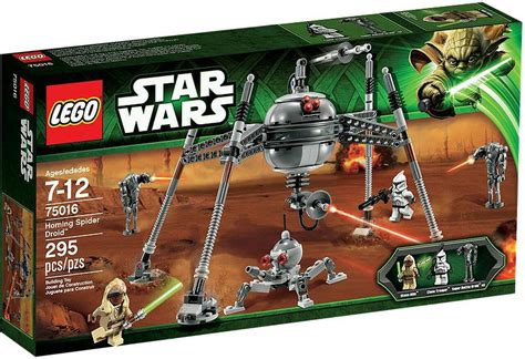 The clone wars, this release includes two minifigures (ahsoka tano and ahsoka tano's clone trooper) . LEGO Star Wars The Clone Wars Homing Spider Droid Set ...