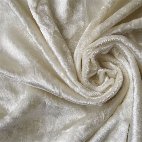 Ivory Velvet Fabric Yardage Commercial Fabric Curtain Fabric Etsy