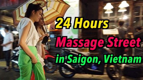 Daily Life Of Little Tokyo The Massage Street In Saigonhochiminh City