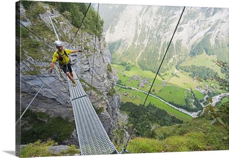 Via Ferrata Murren Bernese Oberland Swiss Alps Switzerland Wall Art