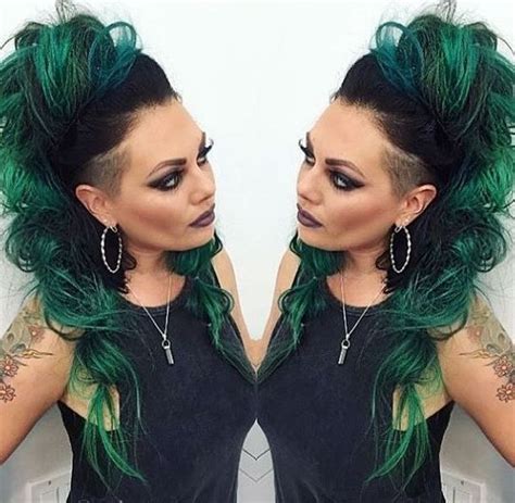 The Best 12 Mohawk Hairstyles For Men And Women Green Hair Hair Styles