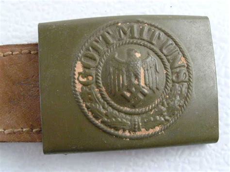 This Authentic World War Ii Nazi Germany Soldier Belt Buckle With