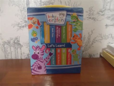 Baby Einstein My First Library 12 Board Book Block Set Lets Learn