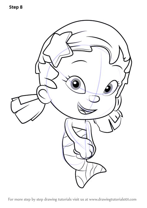 Learn How To Draw Oona From Bubble Guppies Bubble Guppies