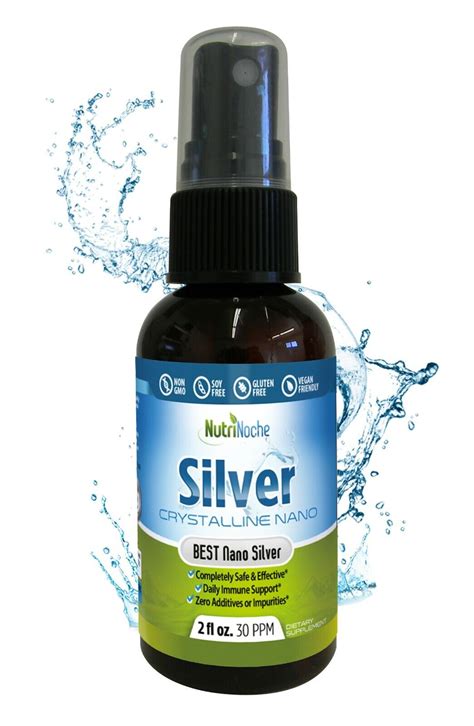 Nutrinoche Colloidal Silver Spray Supplement The Best Silver 30 Ppm