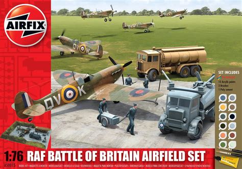Airfix A50015 Raf Battle Of Britain Airfield Set 176 172 Scale