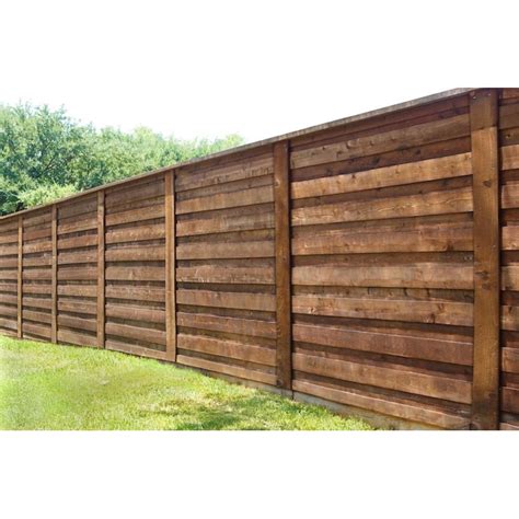 Postmaster 1 12 In X 3 12 In W X 10 Ft H Galvanized Steel Wood Fence