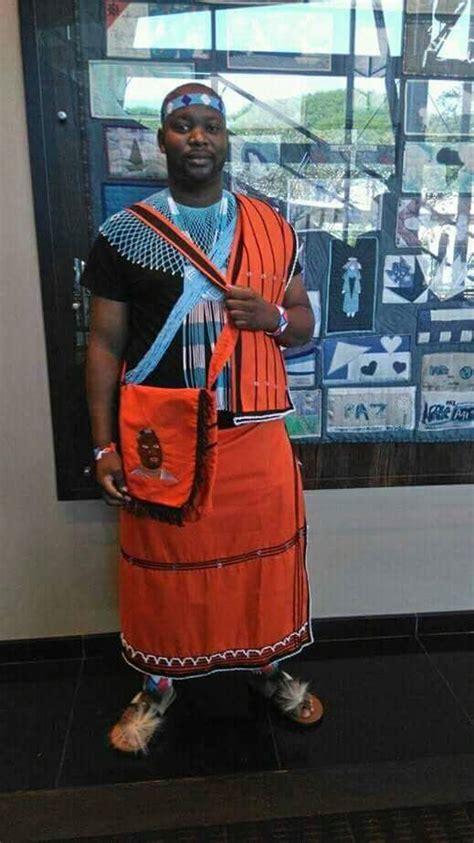 A Xhosa Man Wearing Xhosa Traditional Attire Make Africa Great Again By Being Proud Of Your