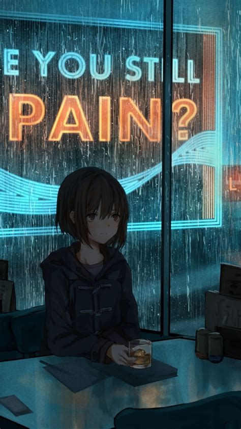 Sad Anime Character